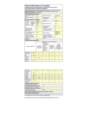 Réfrigérateur congélateur en bas Proline PLC325NFSL