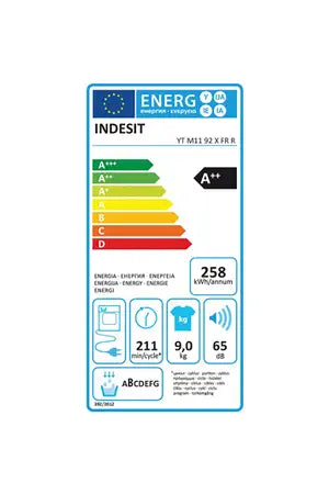 Sèche-linge pompe à chaleur Indesit YTM1192XFRR