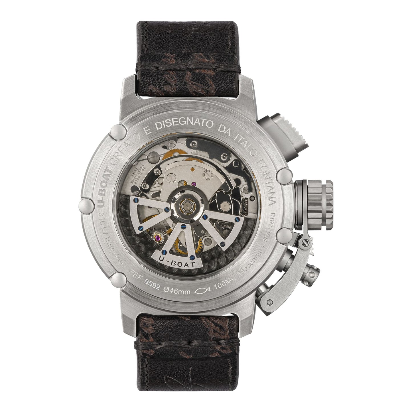 U-BOAT Chimera Chrono SS Nero - 46 mm - Automatique - 9592