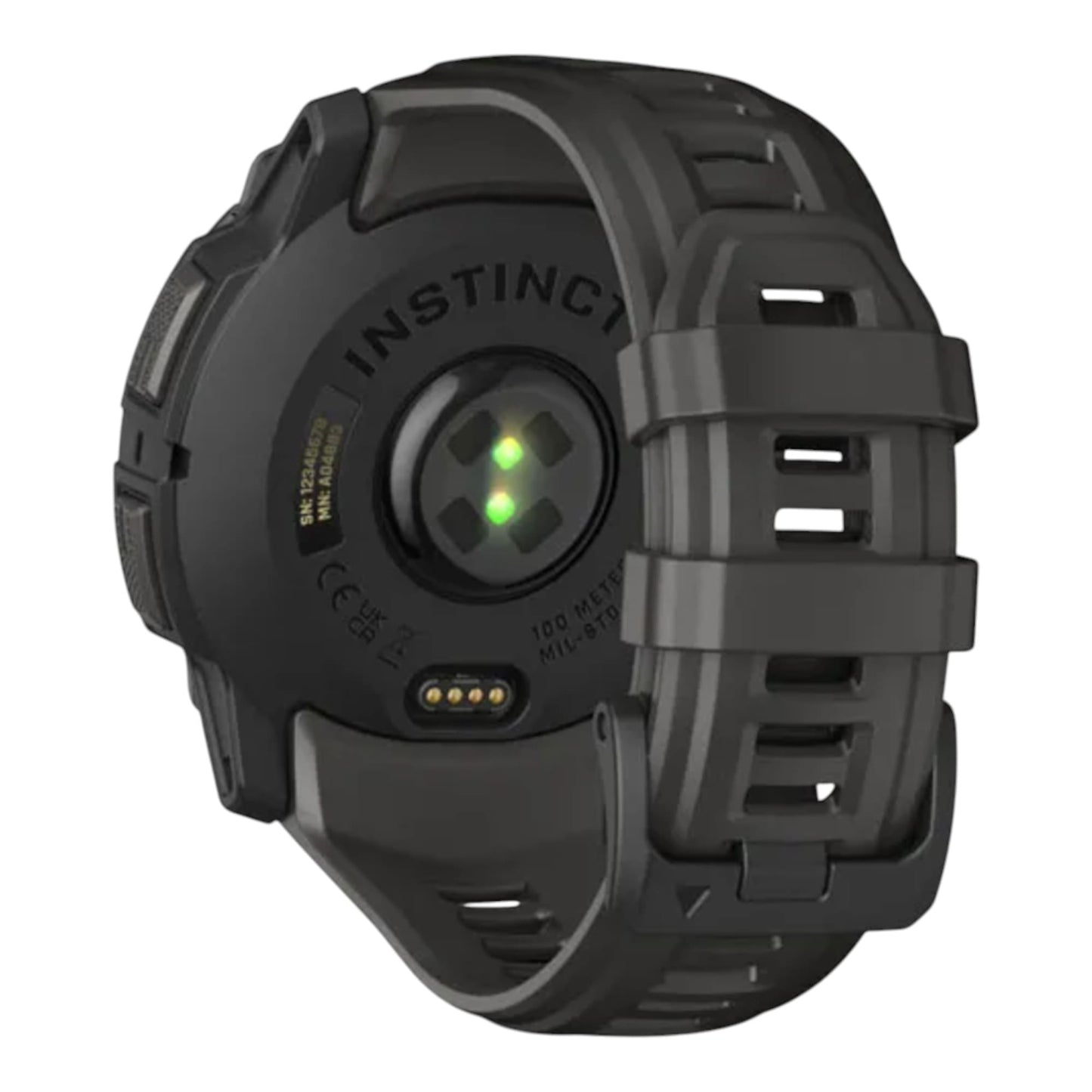 GARMIN - Instinct® 3 – 50 mm - AMOLED Noir avec bracelet gris charbon - 010-03020-00
