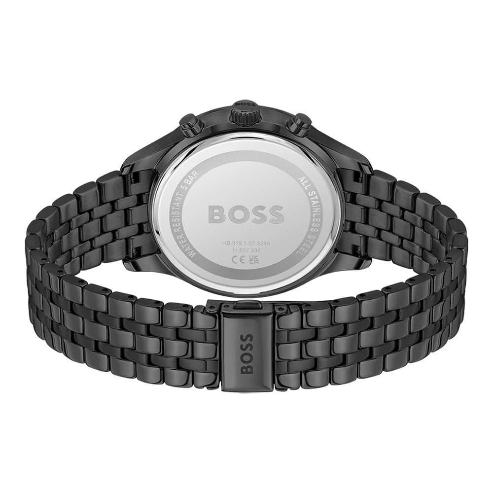 Montre BOSS Homme Avery Chronographe en Acier Noir 1514256