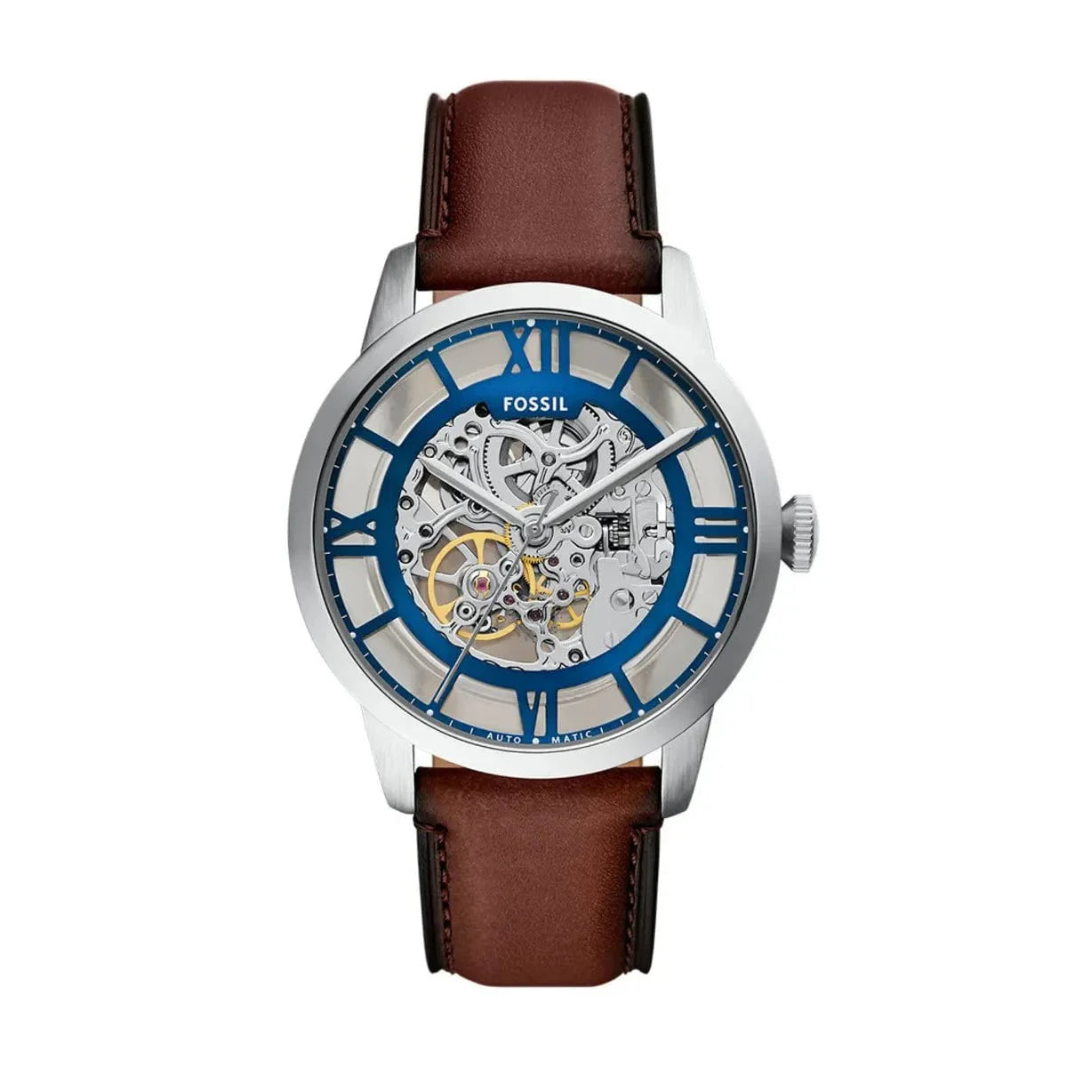 Montre FOSSIL Homme Automatique en Cuir Marron ME3267