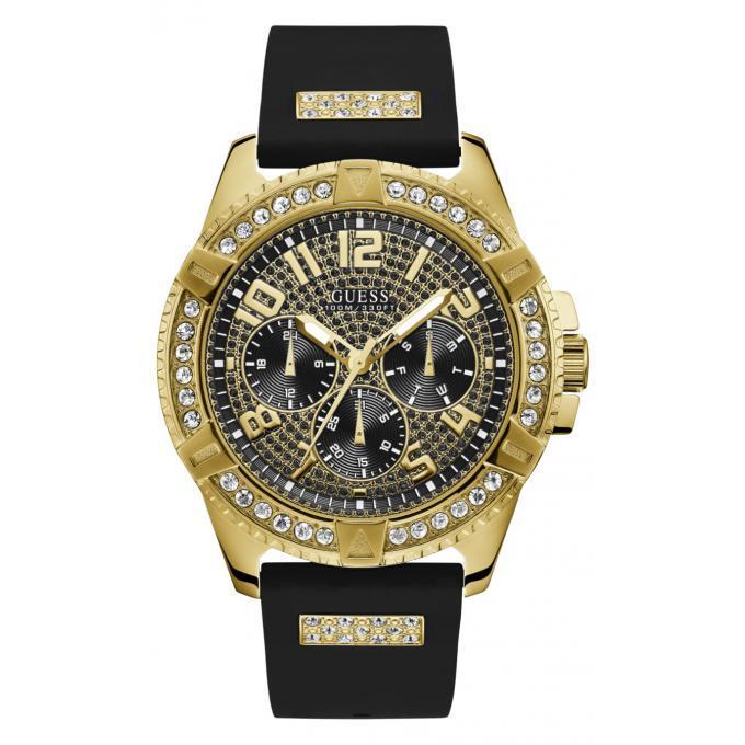 Montre GUESS Homme Frontier en Silicone Noir W1132G1