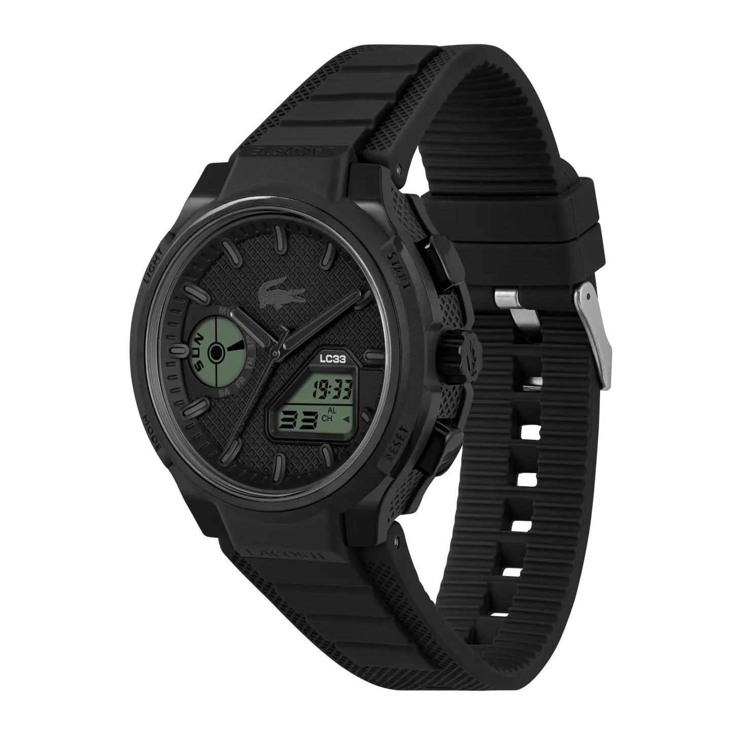 Montre LACOSTE Homme LC33 en Silicone Noir 2011447