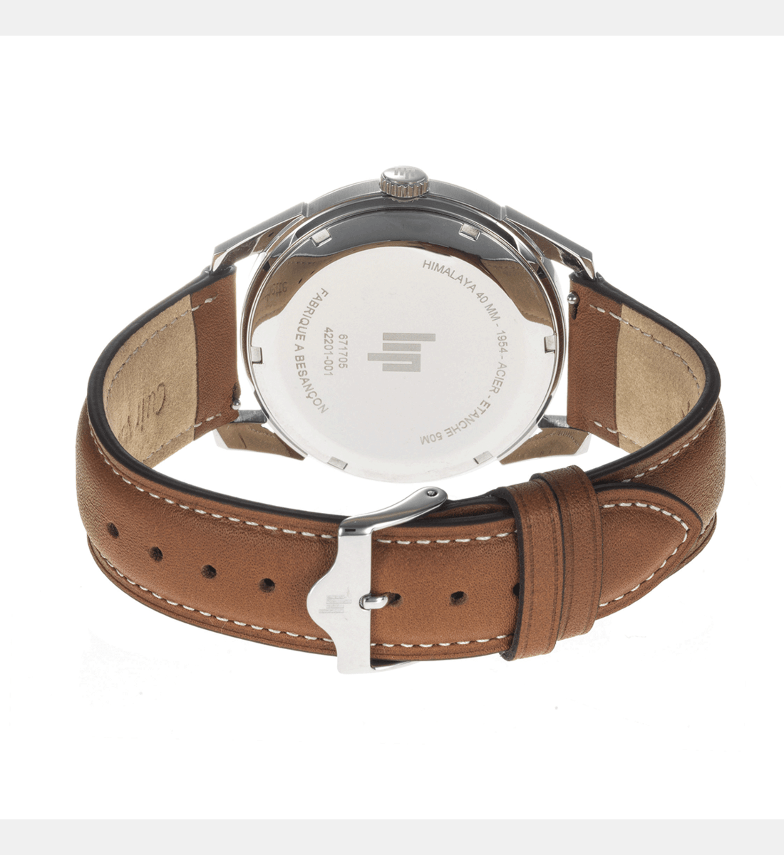 Montre LIP Homme Himalaya en Cuir Marron 671705