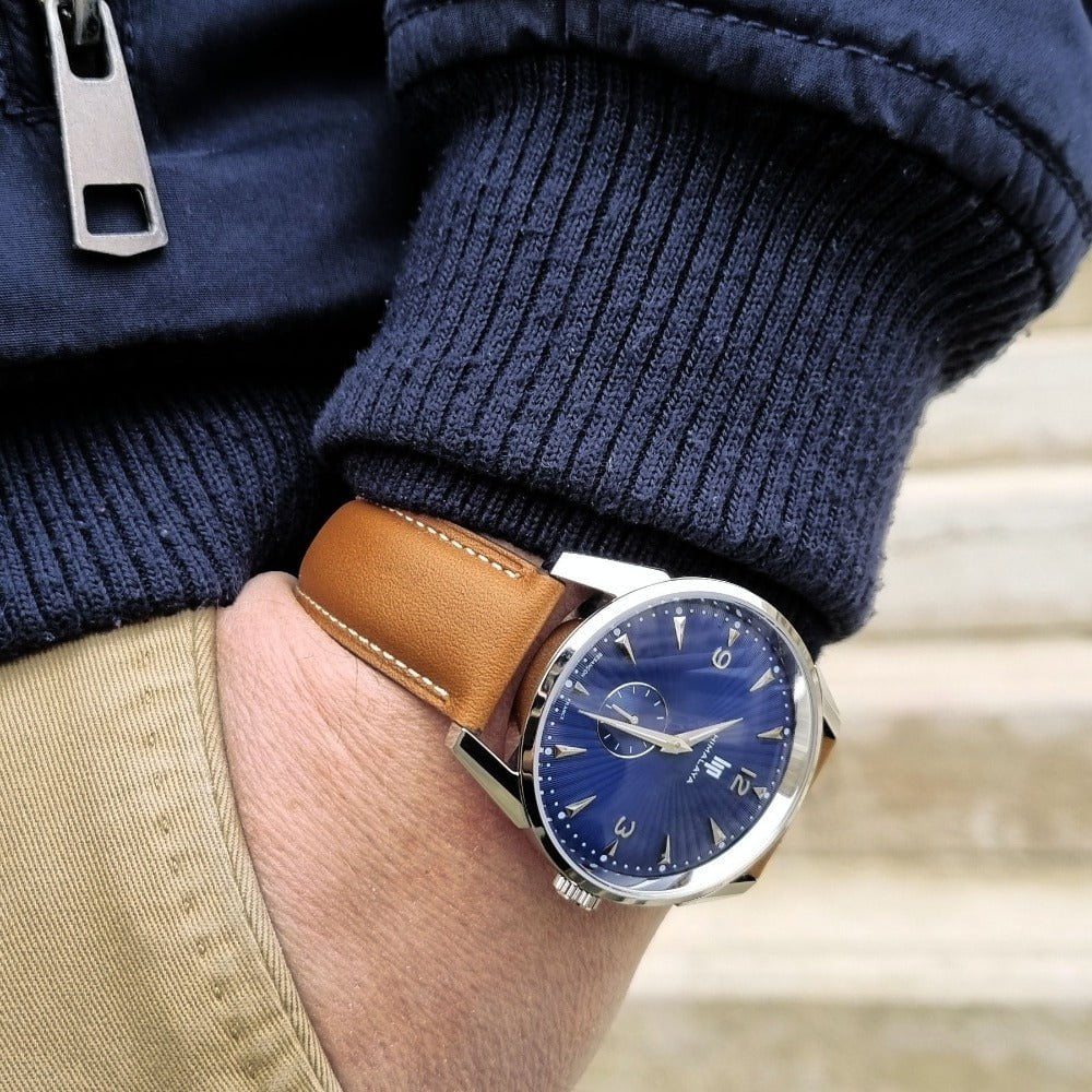 Montre LIP Homme Himalaya en Cuir Marron 671543