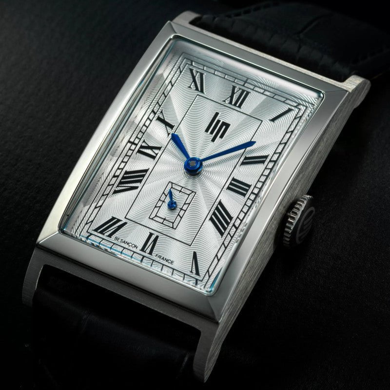 Montre LIP Homme Churchill en Cuir Noir 671927