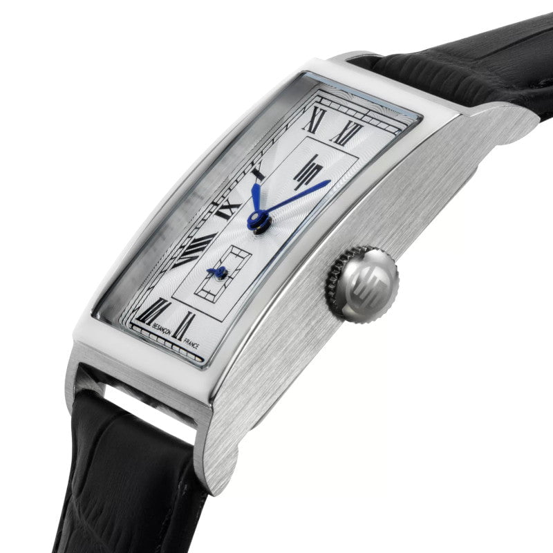 Montre LIP Homme Churchill en Cuir Noir 671927