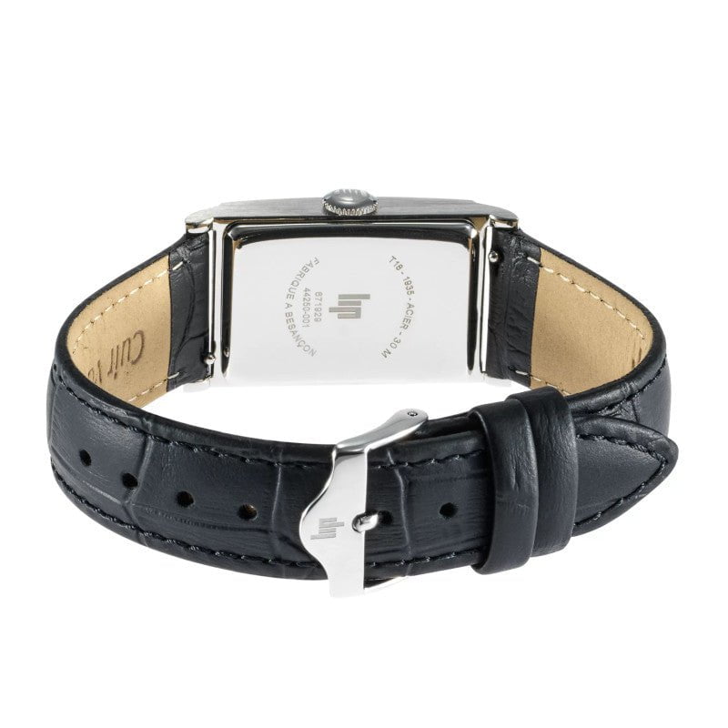 Montre LIP Homme Churchill en Cuir Noir 671929