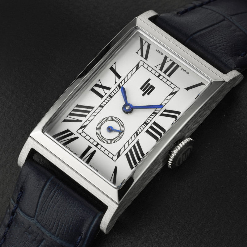 Montre LIP Homme Churchill T18 en Cuir Noir 671937
