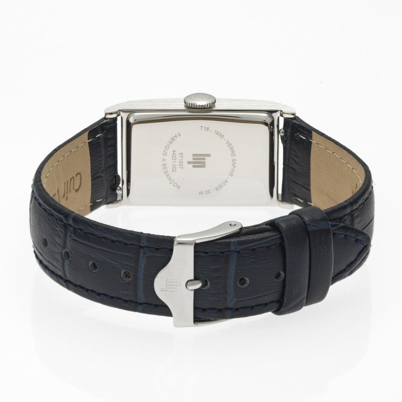 Montre LIP Homme Churchill T18 en Cuir Noir 671937