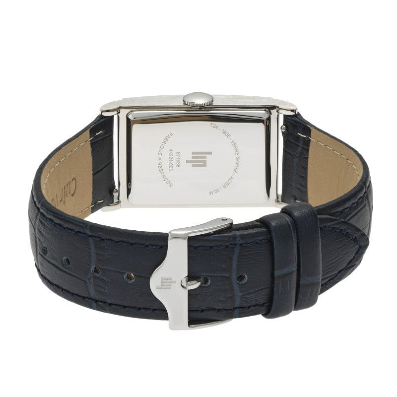 Montre LIP Homme Churchill en Cuir Noir 671938