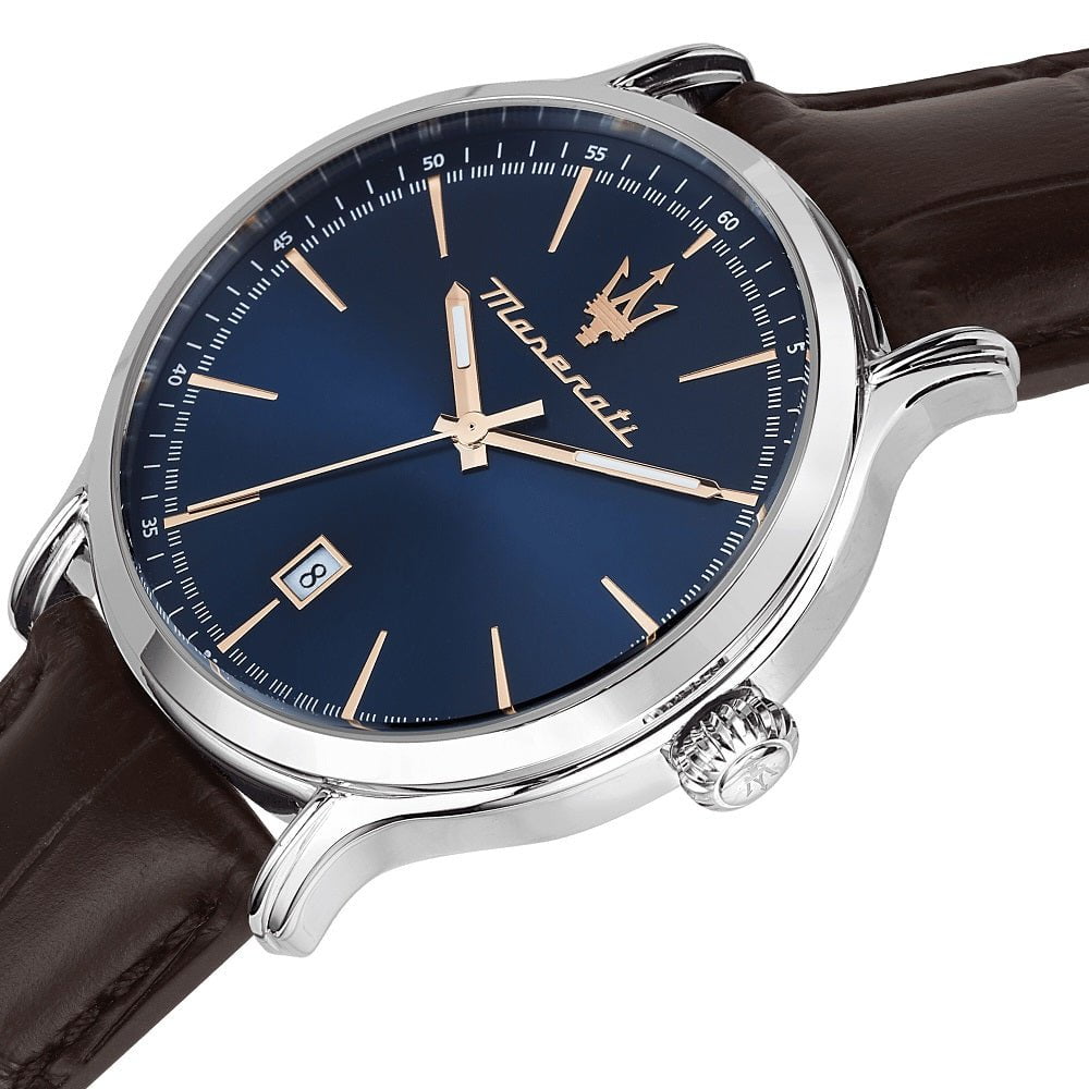 Montre MASERATI Homme Epoca en Cuir Marron R8851118016