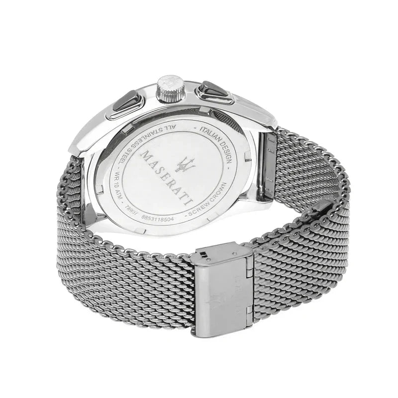 Montre MASERATI Homme Traguardo Chronographe en Acier Milanais R8873612005