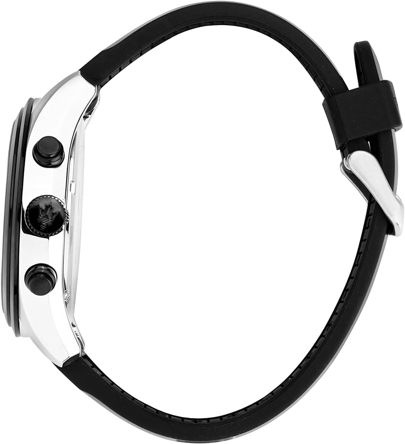 Montre MASERATI Homme Traguardo en Silicone Noir R8871612044
