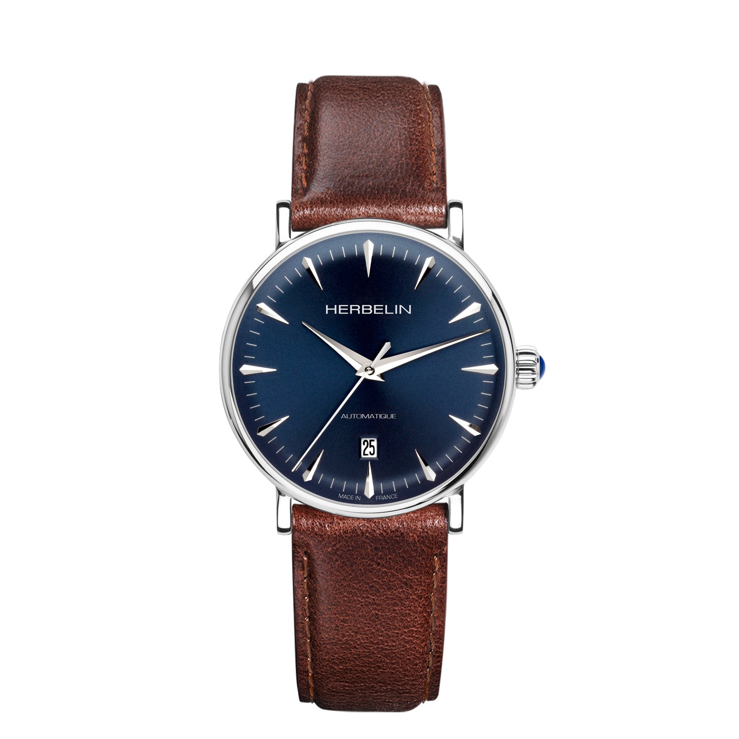 Montre HERBELIN Homme Inspiration Automatic en Cuir 1647AP15BR
