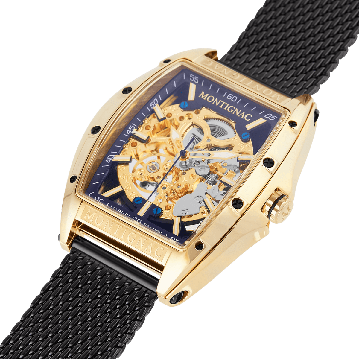 Montre MONTIGNAC Homme Automatique en Acier Milanais MOW800