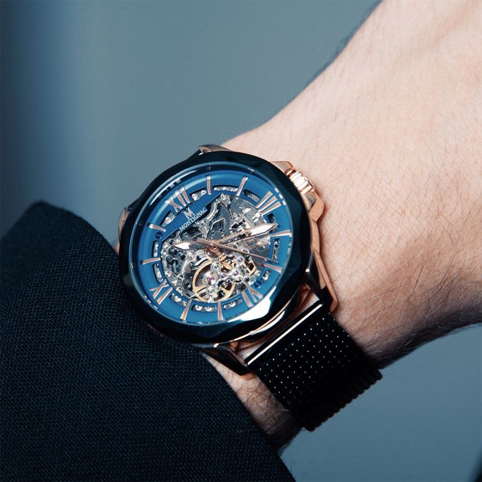 Montre MONTIGNAC Homme Automatique en Acier MOW804