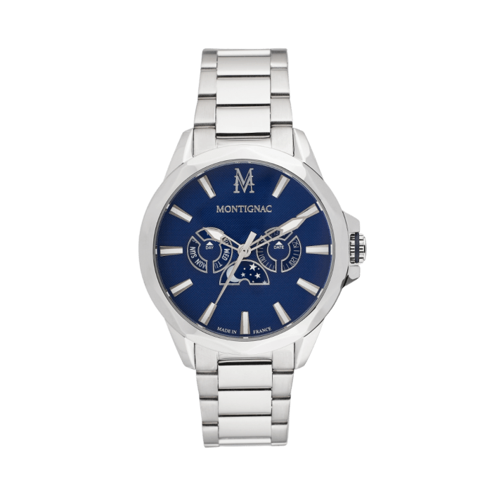 Montre MONTIGNAC Homme Multifonction en Acier MOW908
