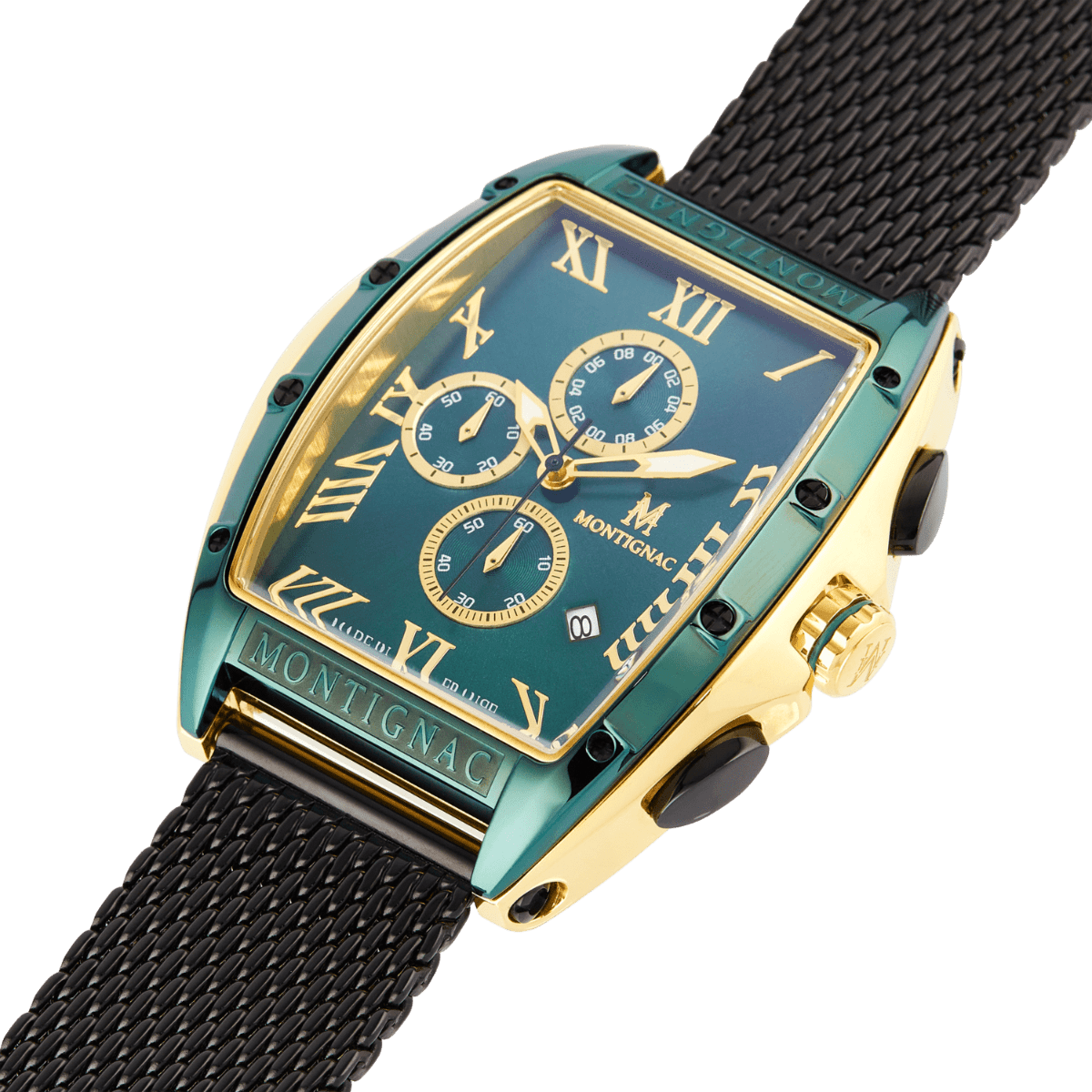 Montre MONTIGNAC Homme Automatique en Acier Milanais MOW801
