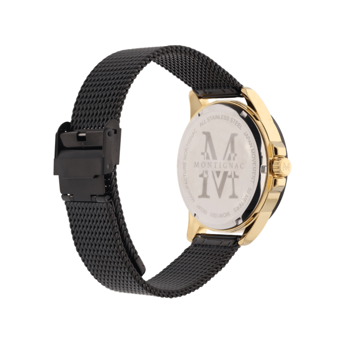 Montre MONTIGNAC Homme en Acier Milanais MOW1001