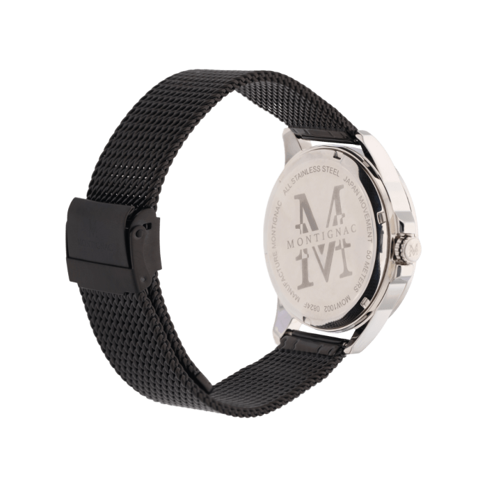 Montre MONTIGNAC Homme en Acier Milanais MOW1002