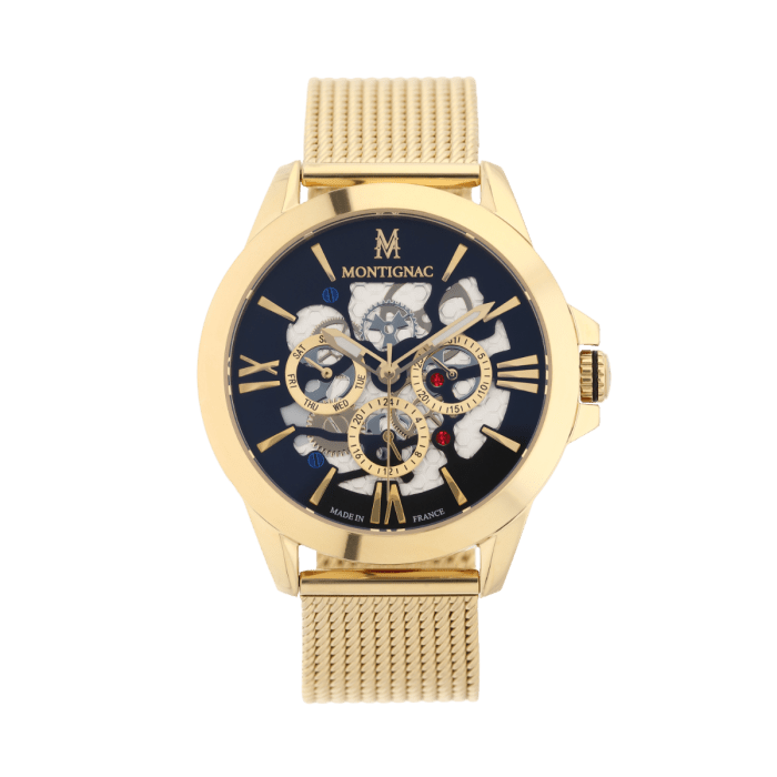 Montre MONTIGNAC Homme en Acier Milanais MOW1003