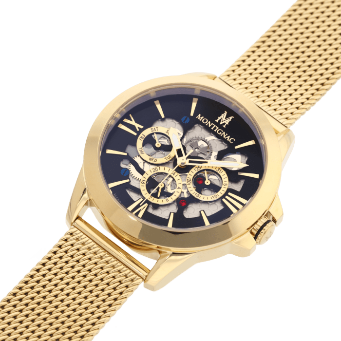Montre MONTIGNAC Homme en Acier Milanais MOW1003