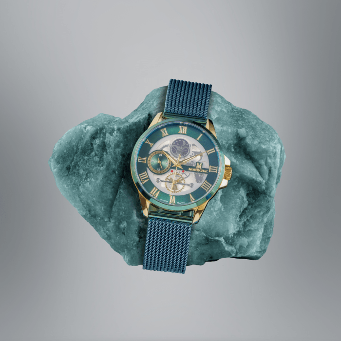 Montre MONTIGNAC Homme en Acier Vert MOW1101