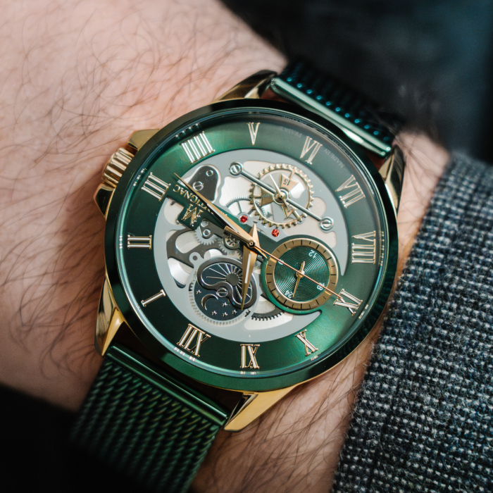 Montre MONTIGNAC Homme en Acier Vert MOW1101