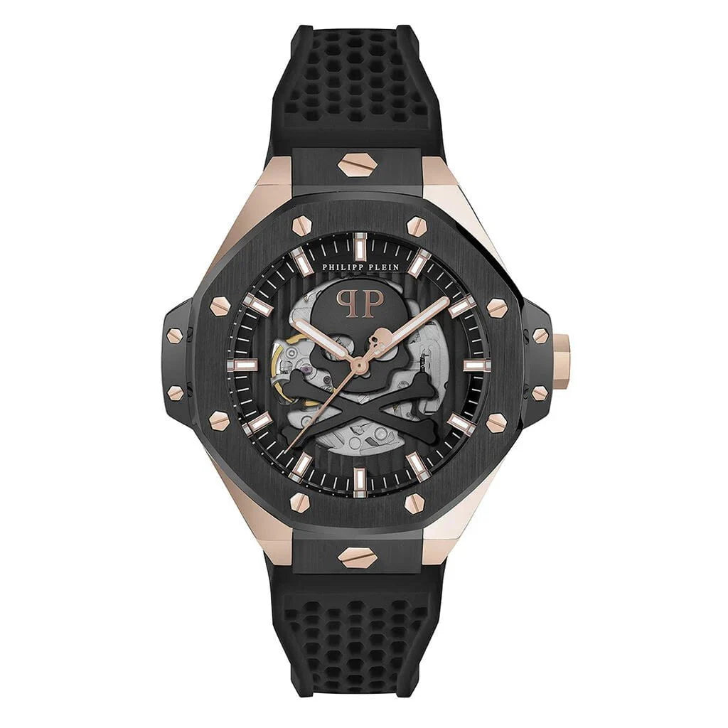 Montre PHILIPP PLEIN Homme $keleton Royal en Silicone Noir PWPFA0224