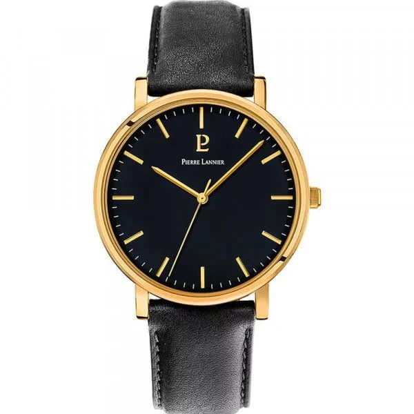 Montre PIERRE LANNIER Homme Essential en Cuir 218F033