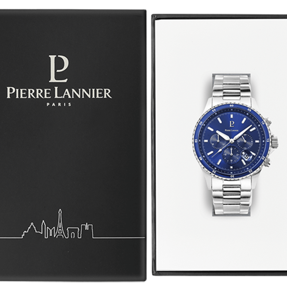 Montre PIERRE LANNIER Homme Cronos en Acier 226G161