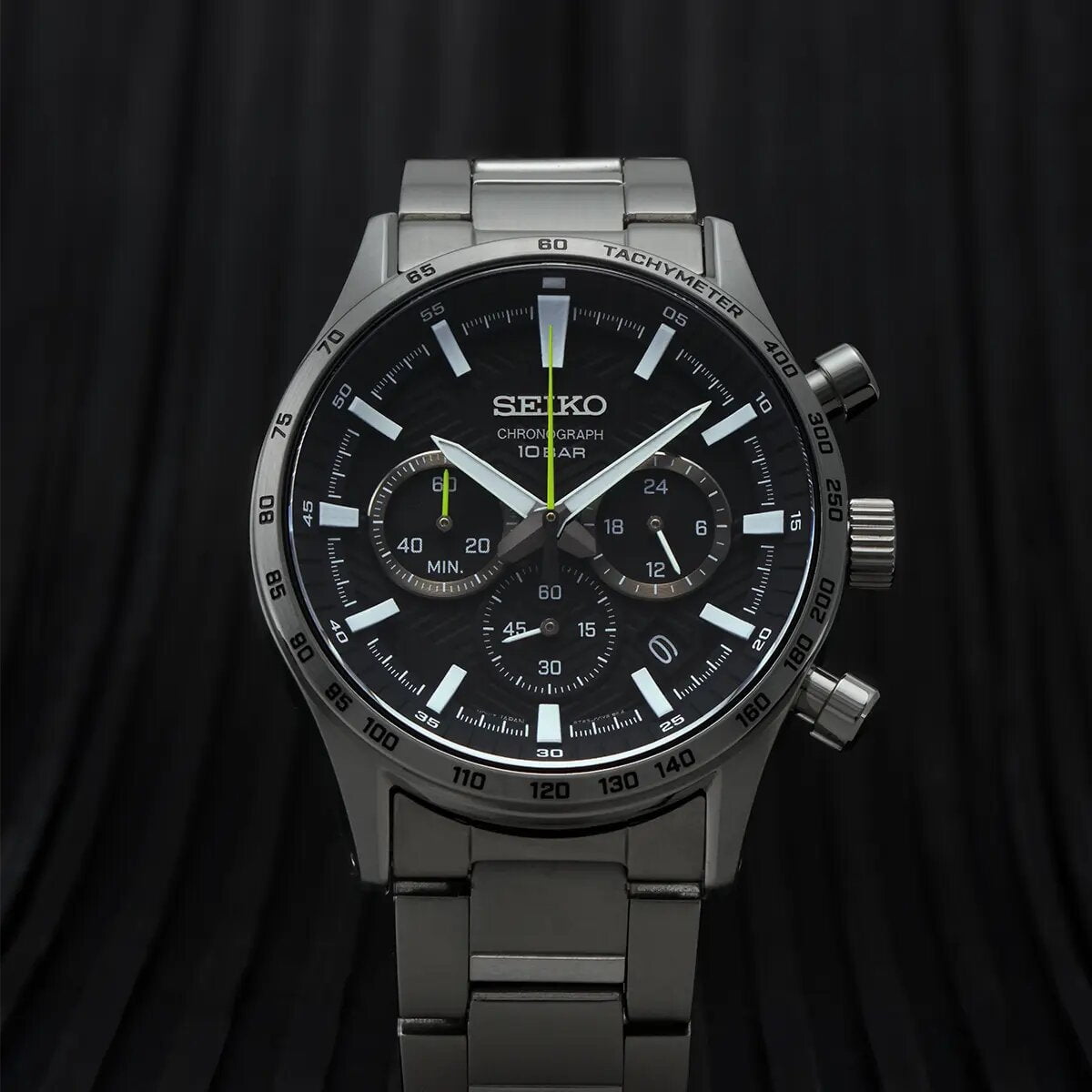Montre SEIKO Homme Sport Chronographe en Acier SSB413P1
