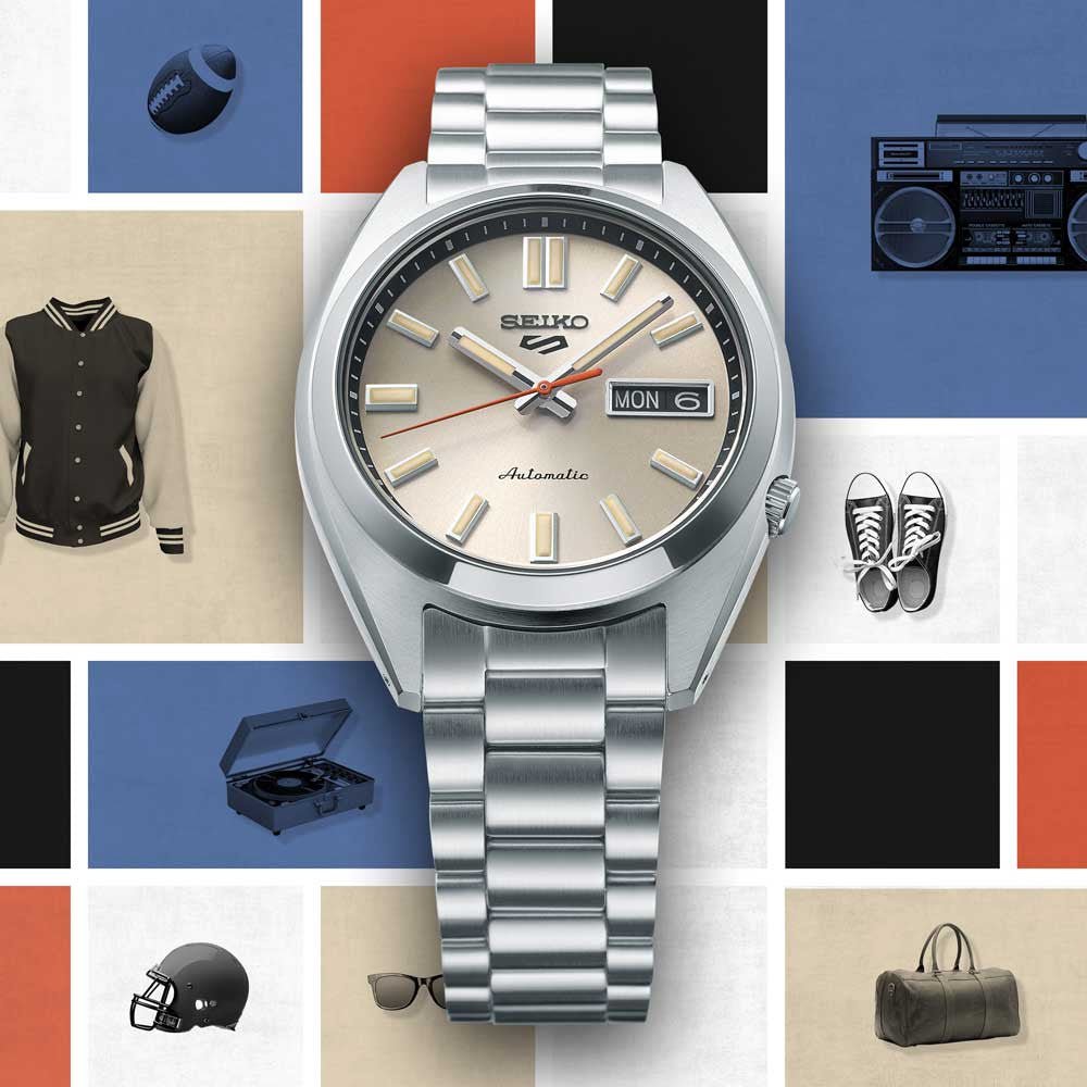 Montre SEIKO 5 Homme Sport Automatique en Acier SRPK91K1