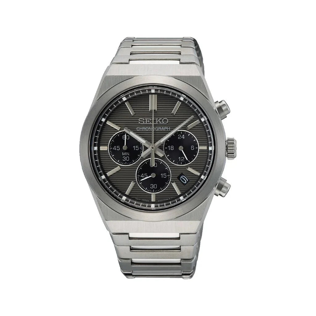 Montre SEIKO Homme Classique Chronographe en Acier SSB455P1