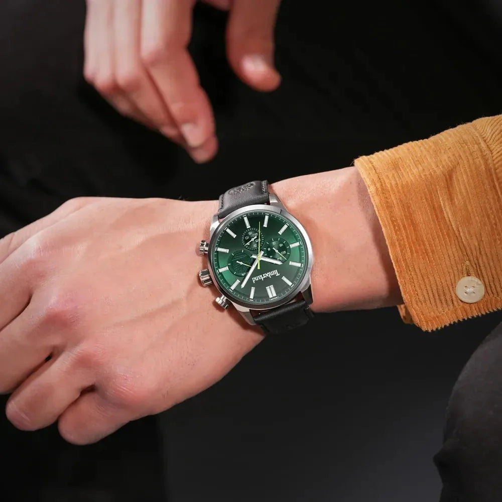 Montre TIMBERLAND Homme Henniker en Cuir Noir TDWGF0028703