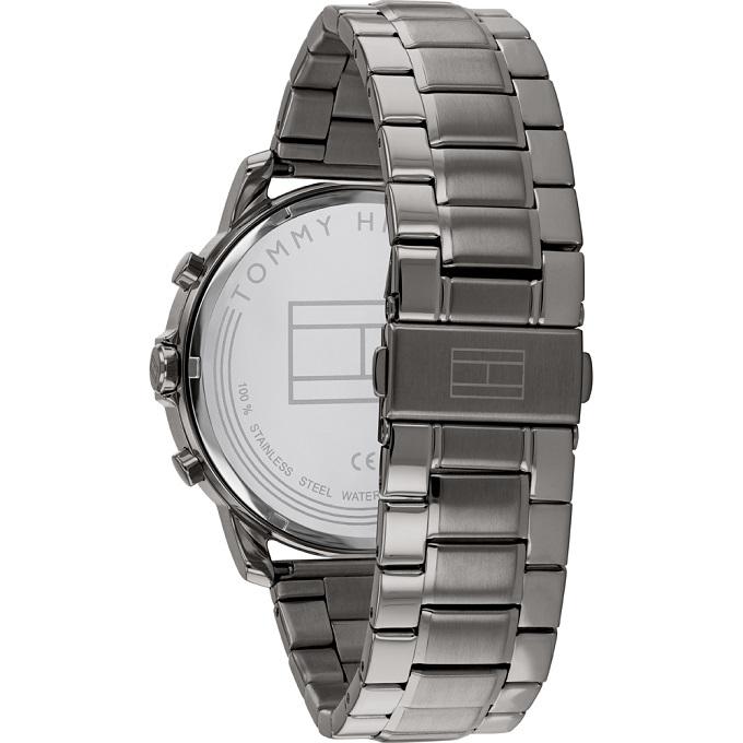 Montre TOMMY HILFIGER Homme Jameson Chronographe en Acier Gris 1791796