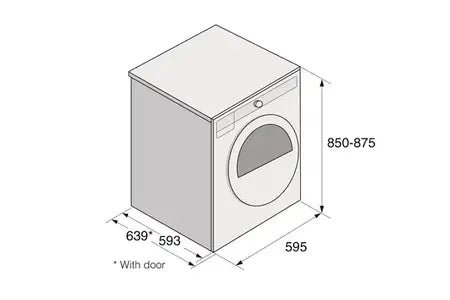 Sèche-linge pompe à chaleur Asko T408HD.T.P