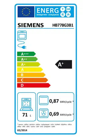 Four encastrable Siemens HB778G3B1 - iQ700