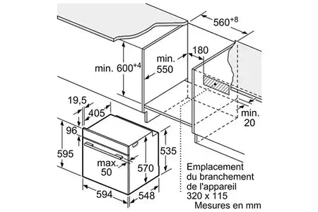 Four encastrable Neff B6ACH7AN3F