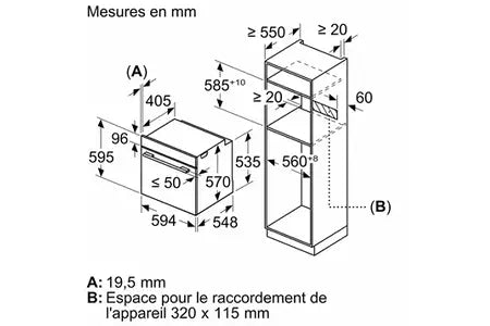 Four encastrable Neff B6ACH7AN3F