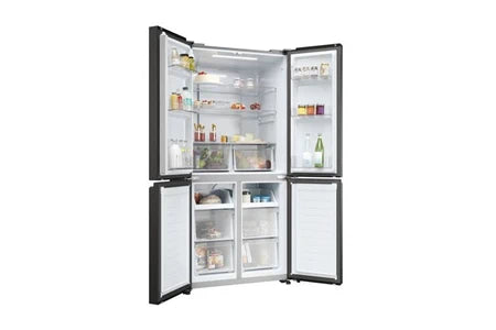 Réfrigérateur multi-portes Haier Réfrigérateur multiportes Cube Clim HCR3818ENPT noir mat