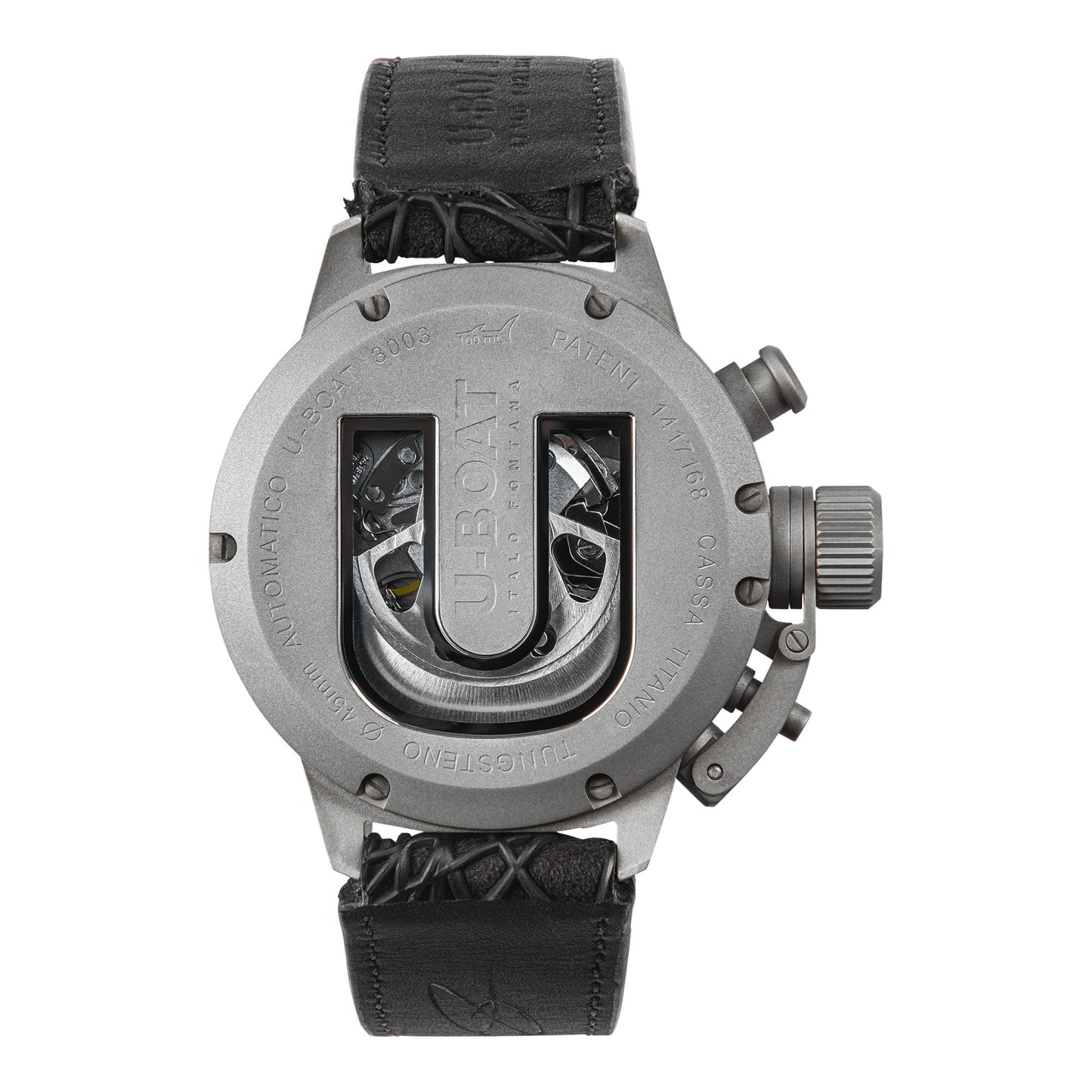 U-BOAT  Classico Titamiun Tungsten Blue- 45 mm - Automatique - 3003