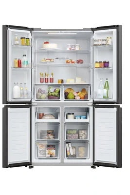 Réfrigérateur multi-portes Haier Réfrigérateur multiportes Cube Clim HCR3818ENPT noir mat