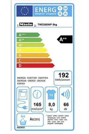 Sèche-linge pompe à chaleur Miele TWD 260 WP