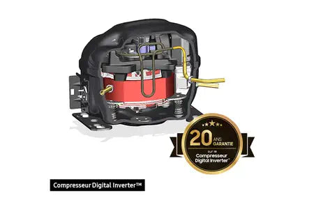Réfrigérateur américain Samsung RS68CG882DS9