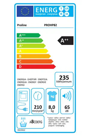 Sèche-linge pompe à chaleur Proline PROHP82