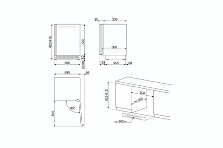 Cave de service Smeg CVI138RG