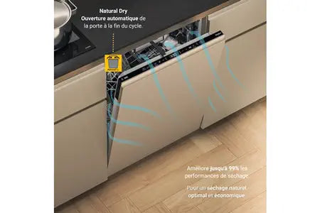 Lave-vaisselle encastrable Whirlpool W7IHF60TU MAXISPACE - ENCASTRABLE 60CM